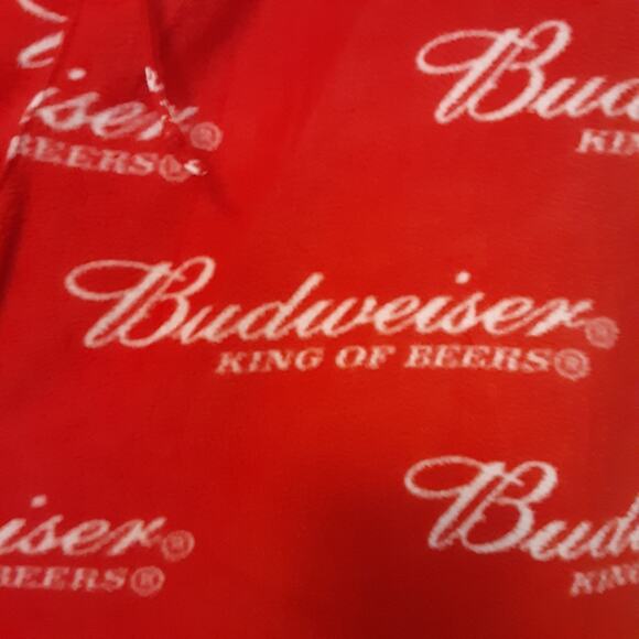 Budweiser logo Allover Microfleece Lounge Pajama Pants 2X-Large - Picture 4 of 9